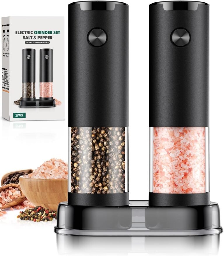Electric Salt and Pepper Grinder Set Automatic 7 710 4TExCL. AC SL1500 FaveFives Home & Kitchen gadgetst